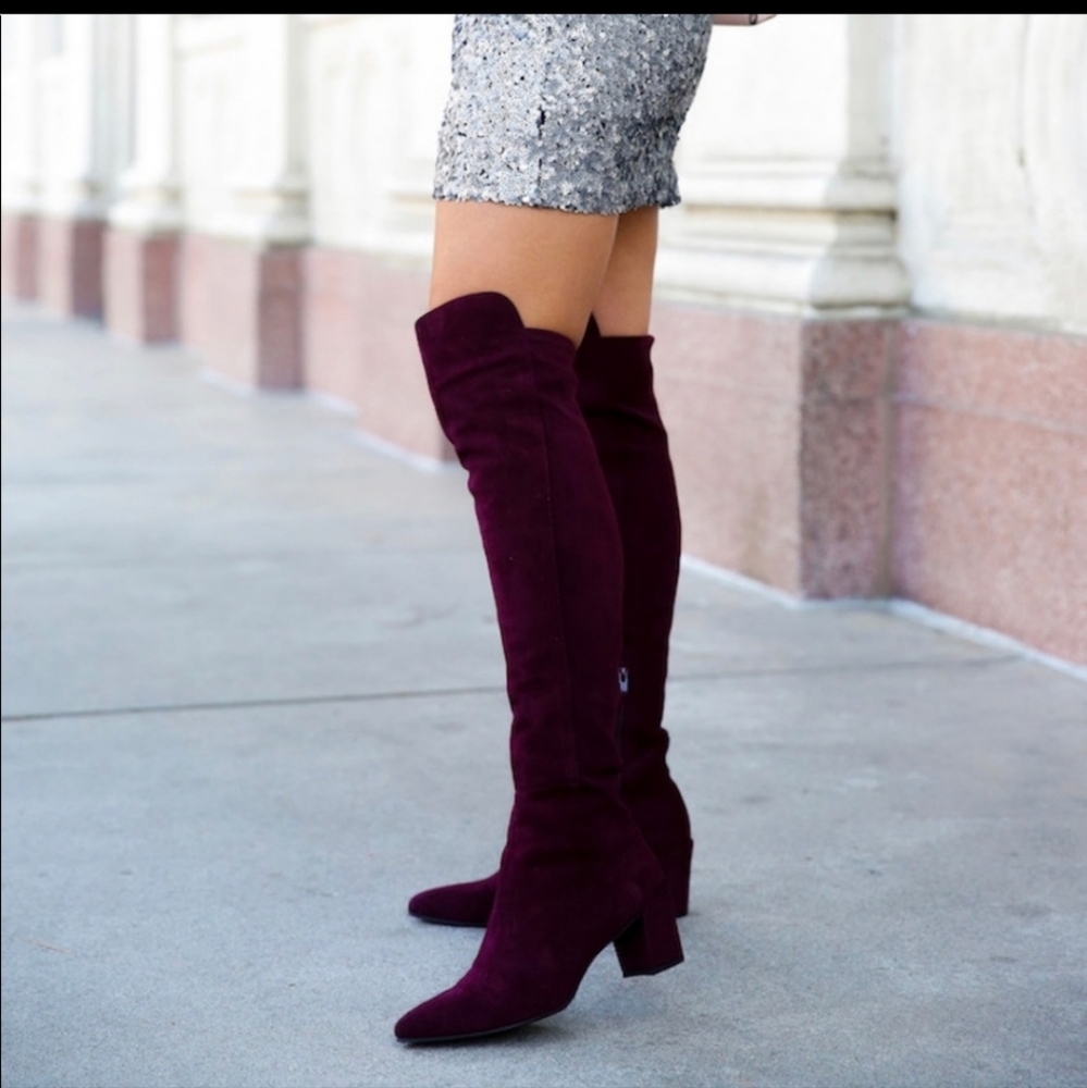 🤎HP🤎STUART WEITZMAN Allwayhunk Brown Suede Over-The-Knee Boot Size 10.5🤎